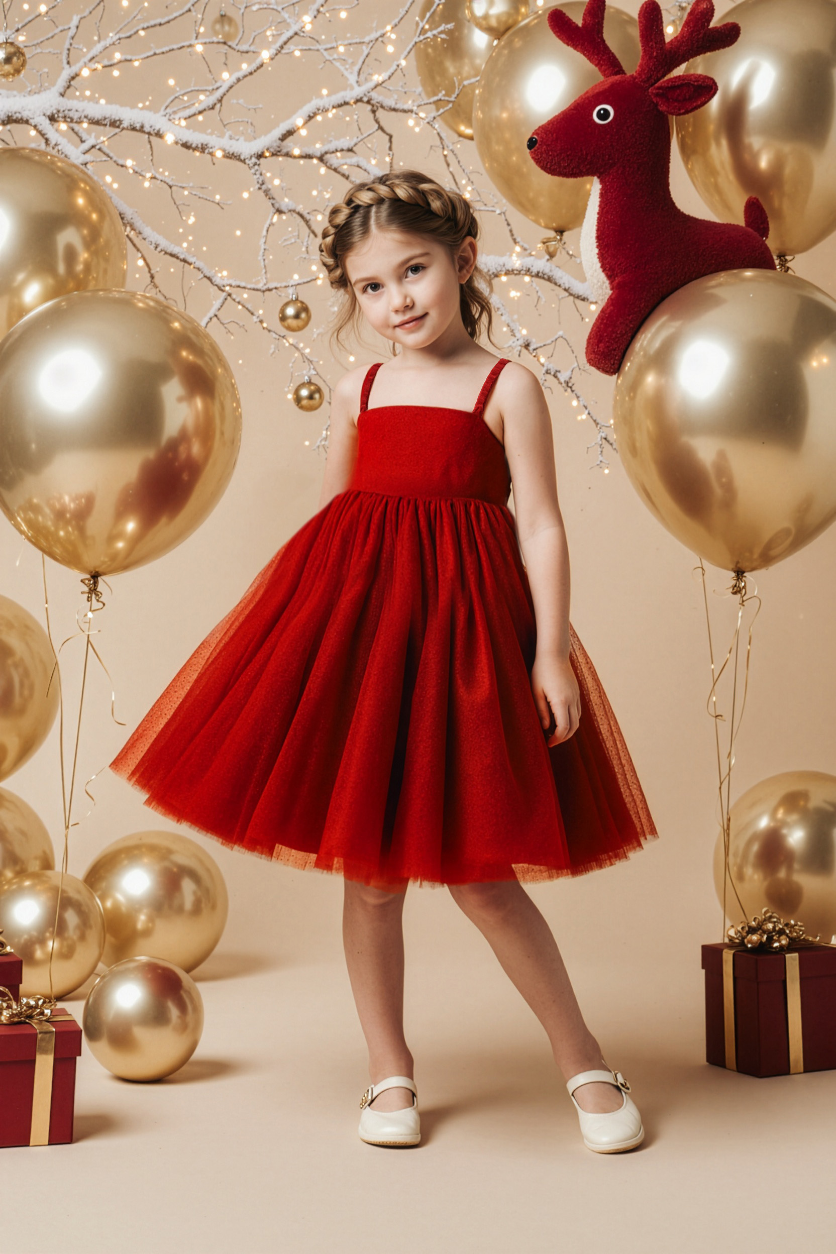 Vestido Eugenie Rouge